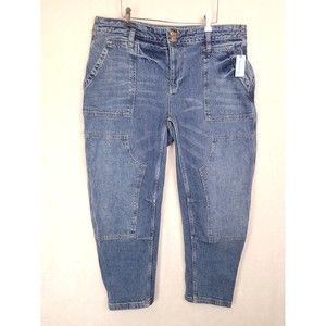 Pilcro Anthropologie Jeans The Wanderer Relaxed Plus Size 20W Womens 20